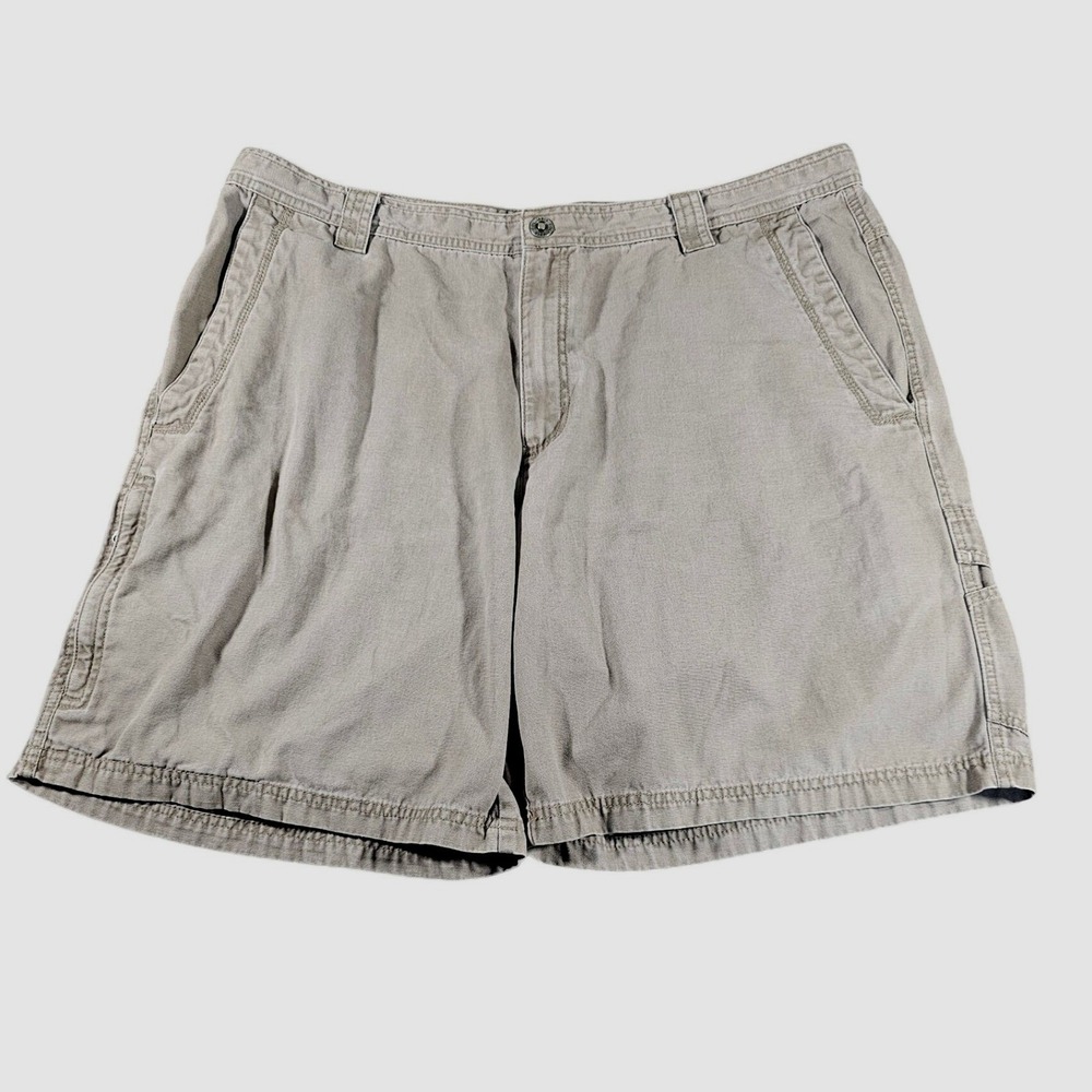 Columbia sports omni-shield Shorts Mens 42 brown‎ Canvas Cargo Hiking Outdoor
